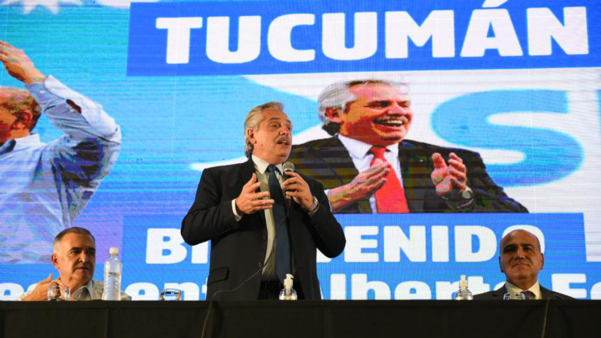 El Presidente habló en Tucumán antes de los anuncios económicos 