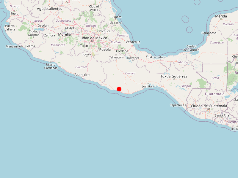 Sismo de magnitud 4.1 con epicentro en Puerto Escondido, Oaxaca