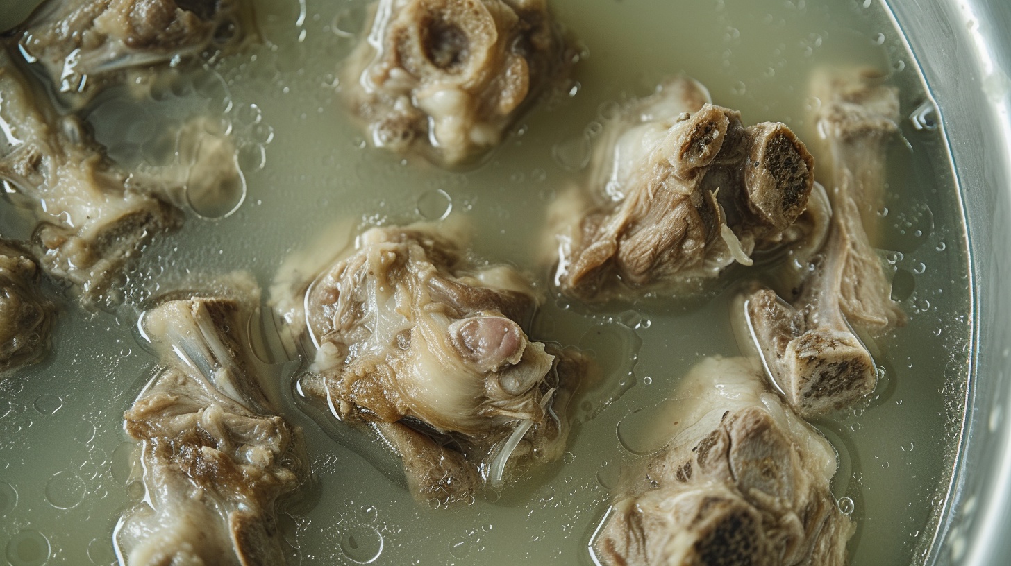 Caldo de pata de res