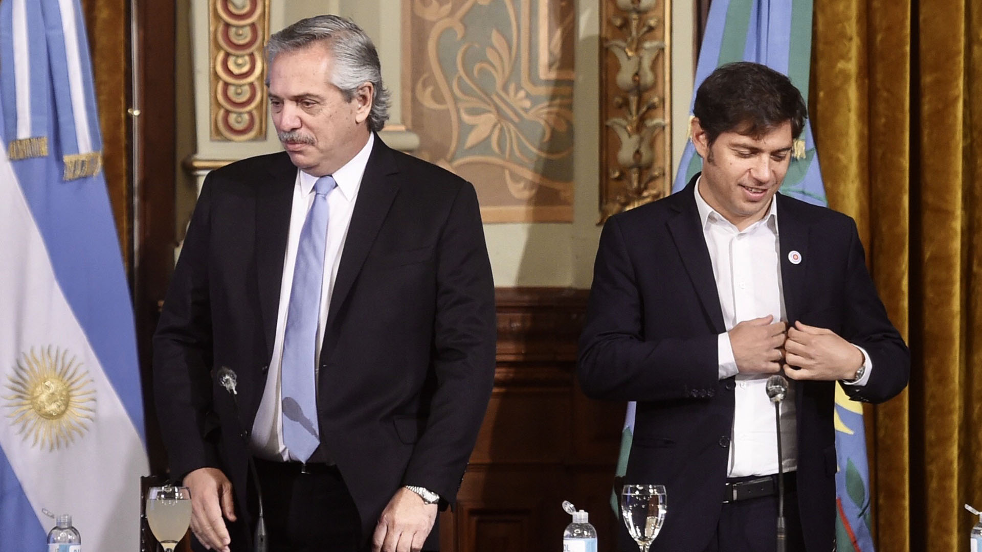 El mes pasado, el Presidente visitó la gobernación de La Plata para lanzar una app del Banco Provincia. (Aglaplata)