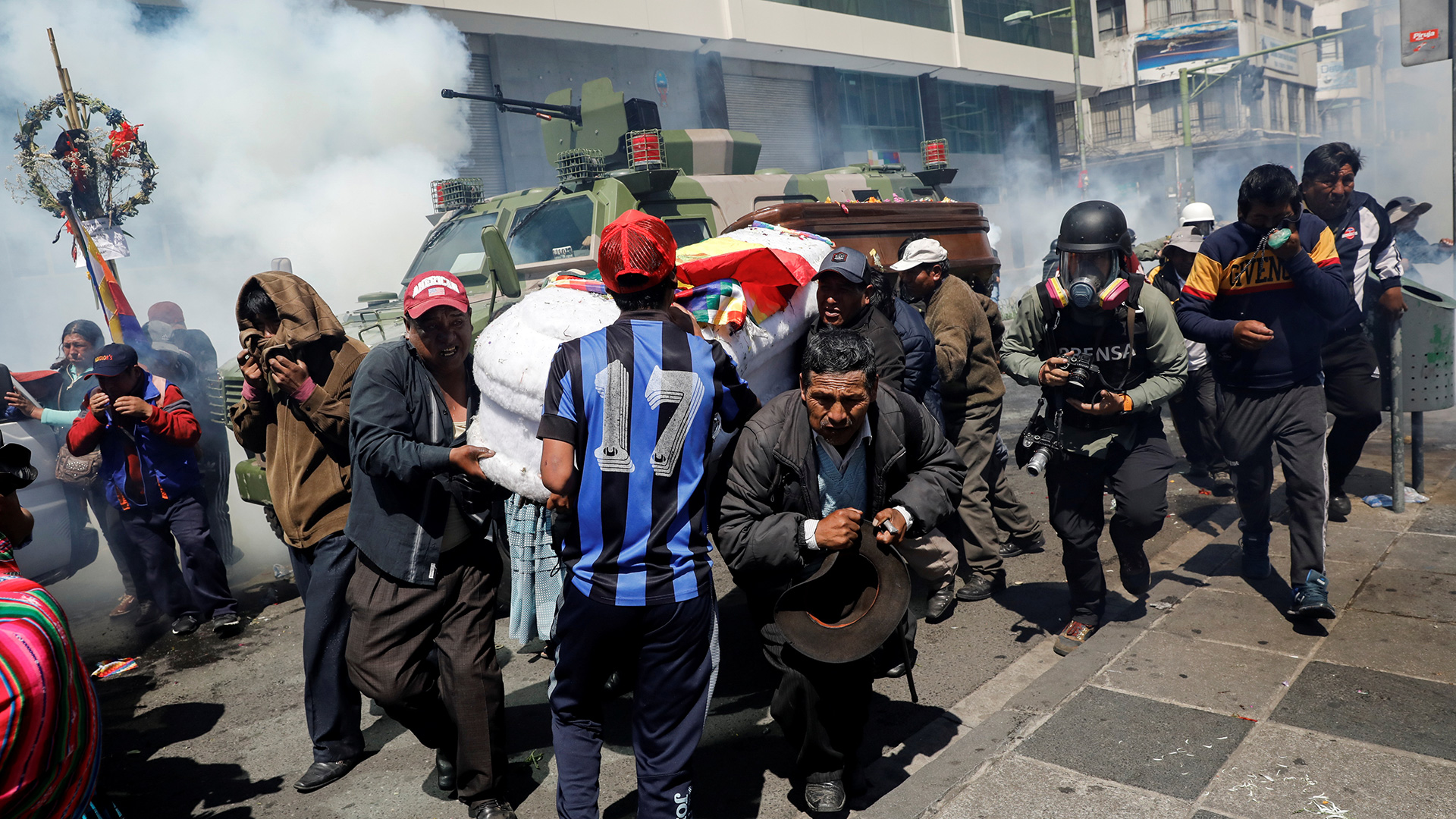 Las manifestaciones de noviembre de 2019 terminaron en serios incidentes (REUTERS/Marco Bello/Archivo)