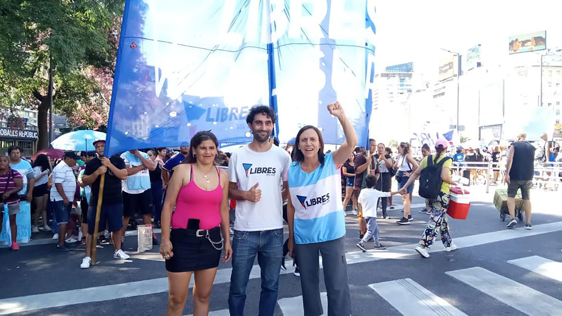 Silvia Saravia, candidata a gobernadora por Libres del Sur, aseguró que su espacio, junto a la Unidad piquetera y partidos de izquierda, marchará contra el Fondo Monetario Internacional 