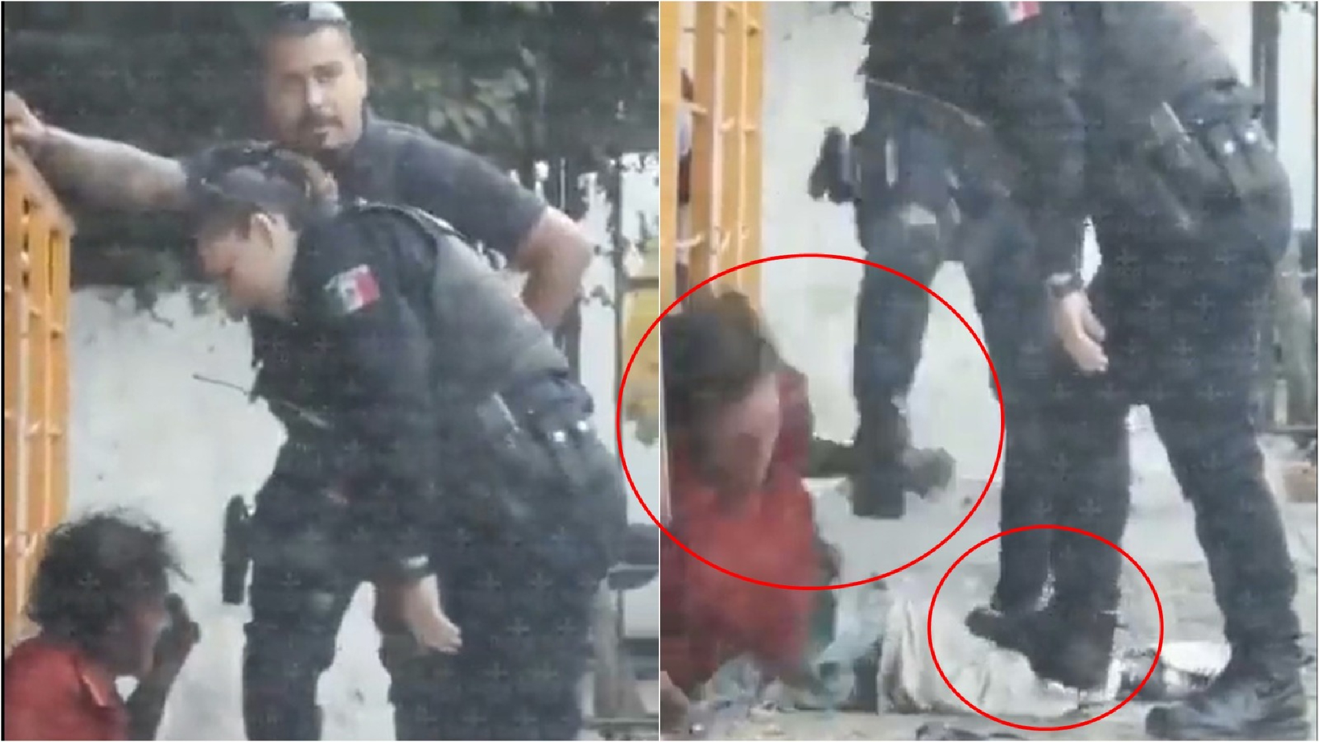 Exhibieron a policías de Guadalajara torturando a un indigente