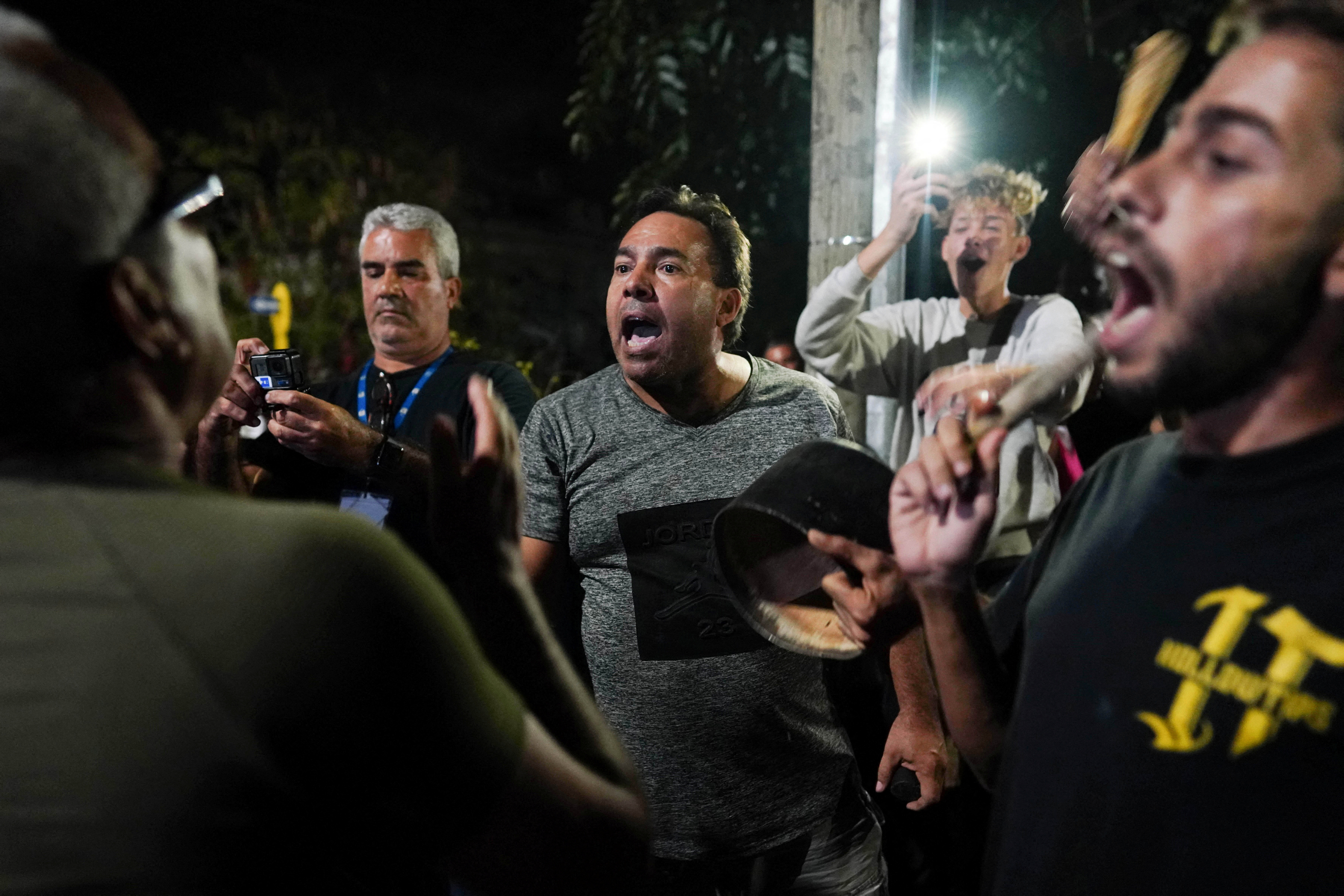 Protestas en La Habana el fin de semana (REUTERS/Alexandre Meneghini)