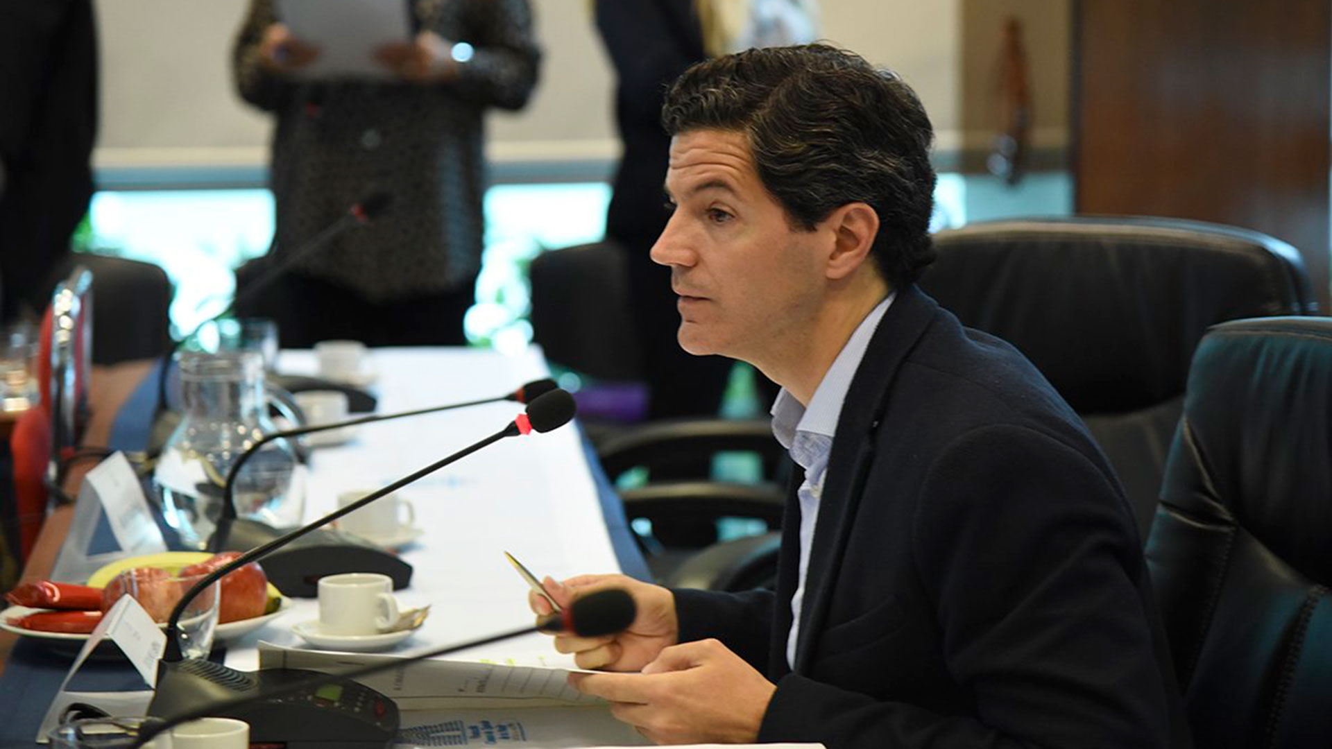 El diputado Luciano Laspina