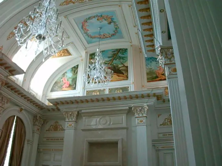 Interior del palacio de Vladimir Putin en el Mar Negro