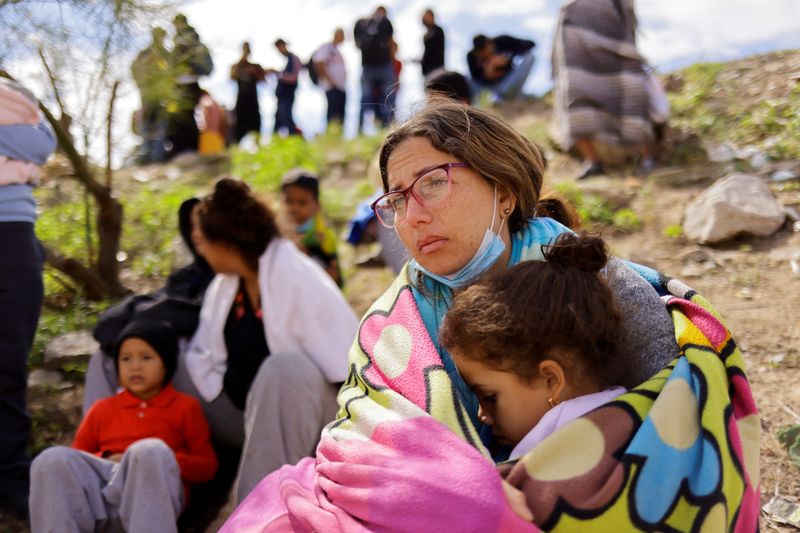 Migrantes venezolanos en Ciudad Juárez, México (REUTERS/José Luis González/Archivo)