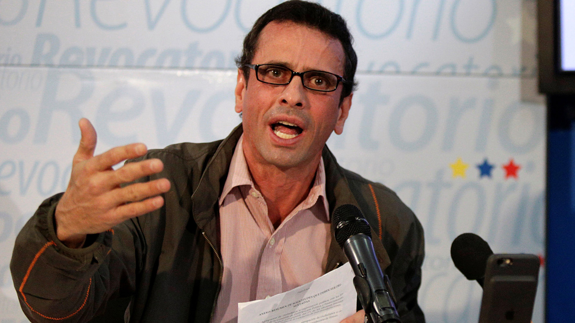 Henrique Capriles: “Votar o no votar es un falso dilema. El verdadero dilema es si luchamos o no luchamos”