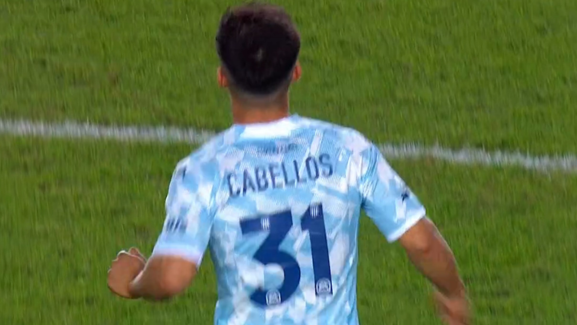 Catriel Cabellos debutó en derrota de Racing Club ante Talleres por Liga Profesional Argentina