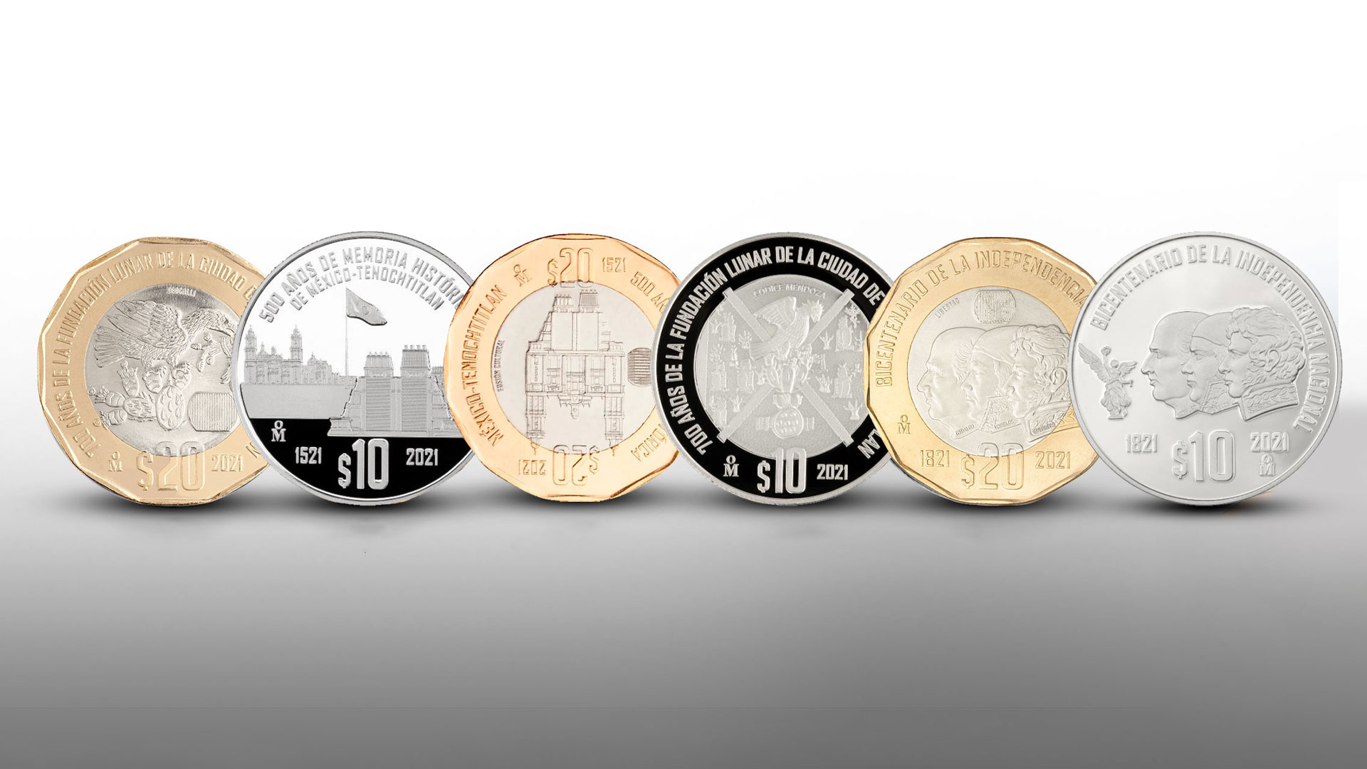 Monedas conmemorativas. (Foto: Infobae)