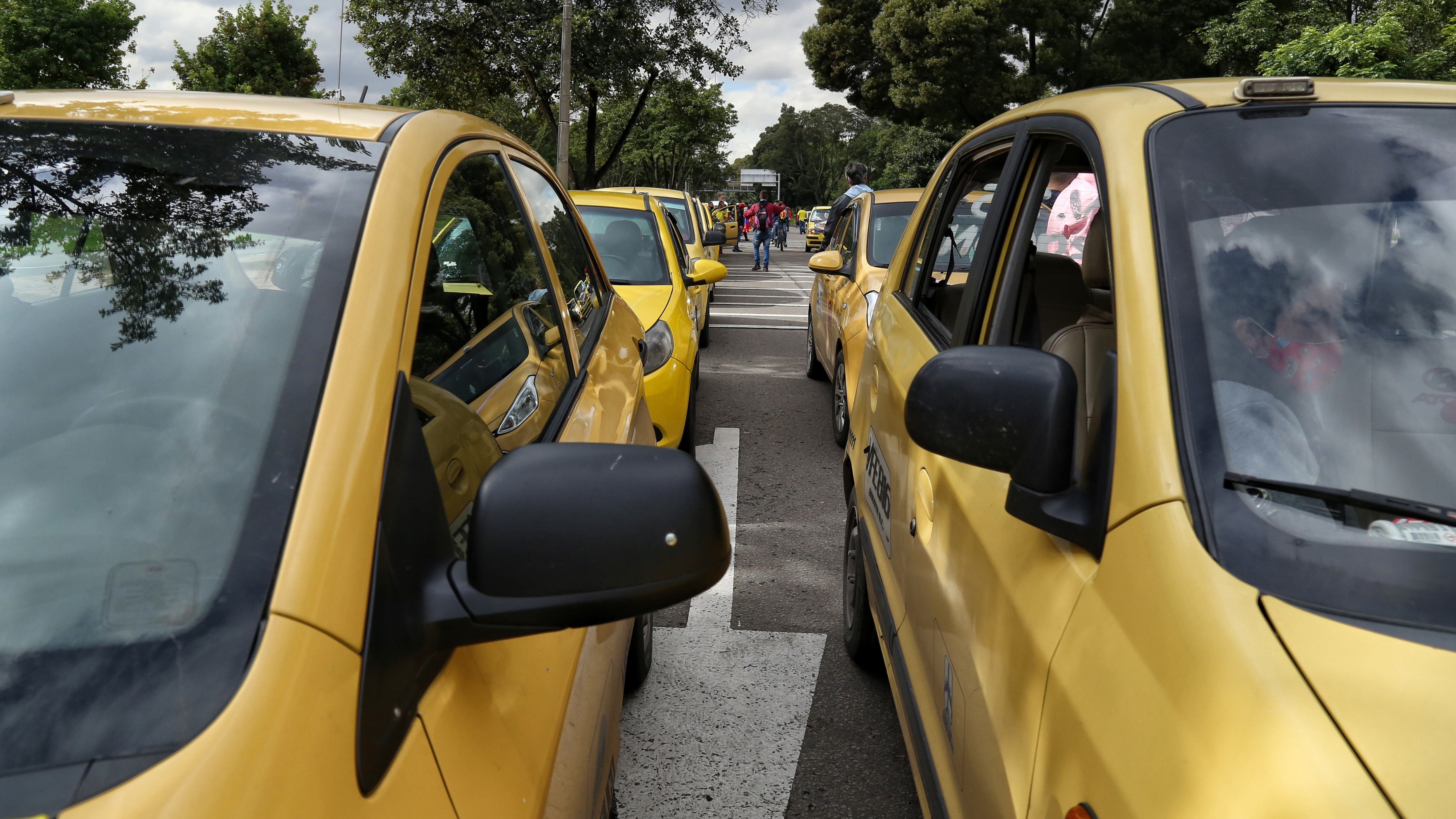 Stock image.  Taxi drivers announced a strike in Bogotá for next Monday, January 23.  colpress