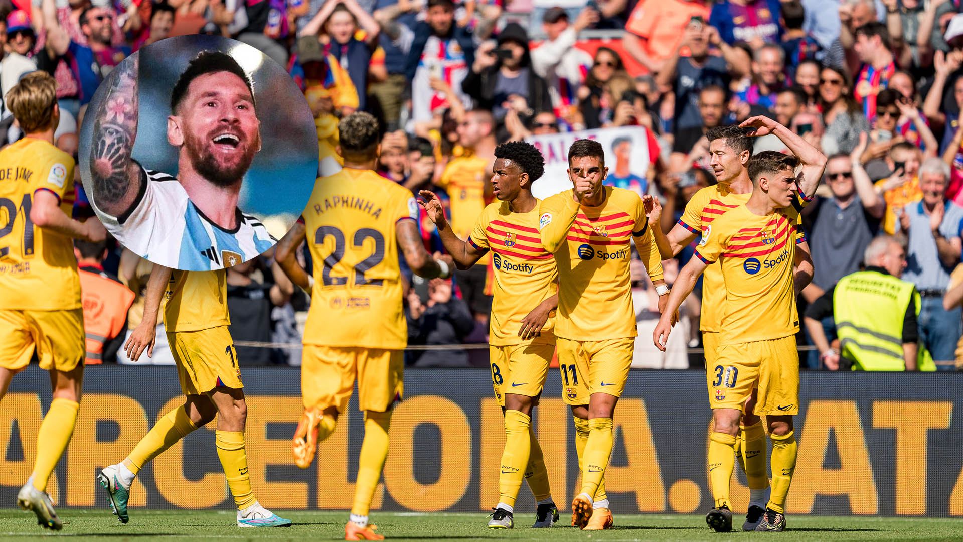 El Camp Nou volvió a pedir por Messi en el triunfo del Barcelona ante el Atlético Madrid: la decisión de Leo que fue tomada como un guiño