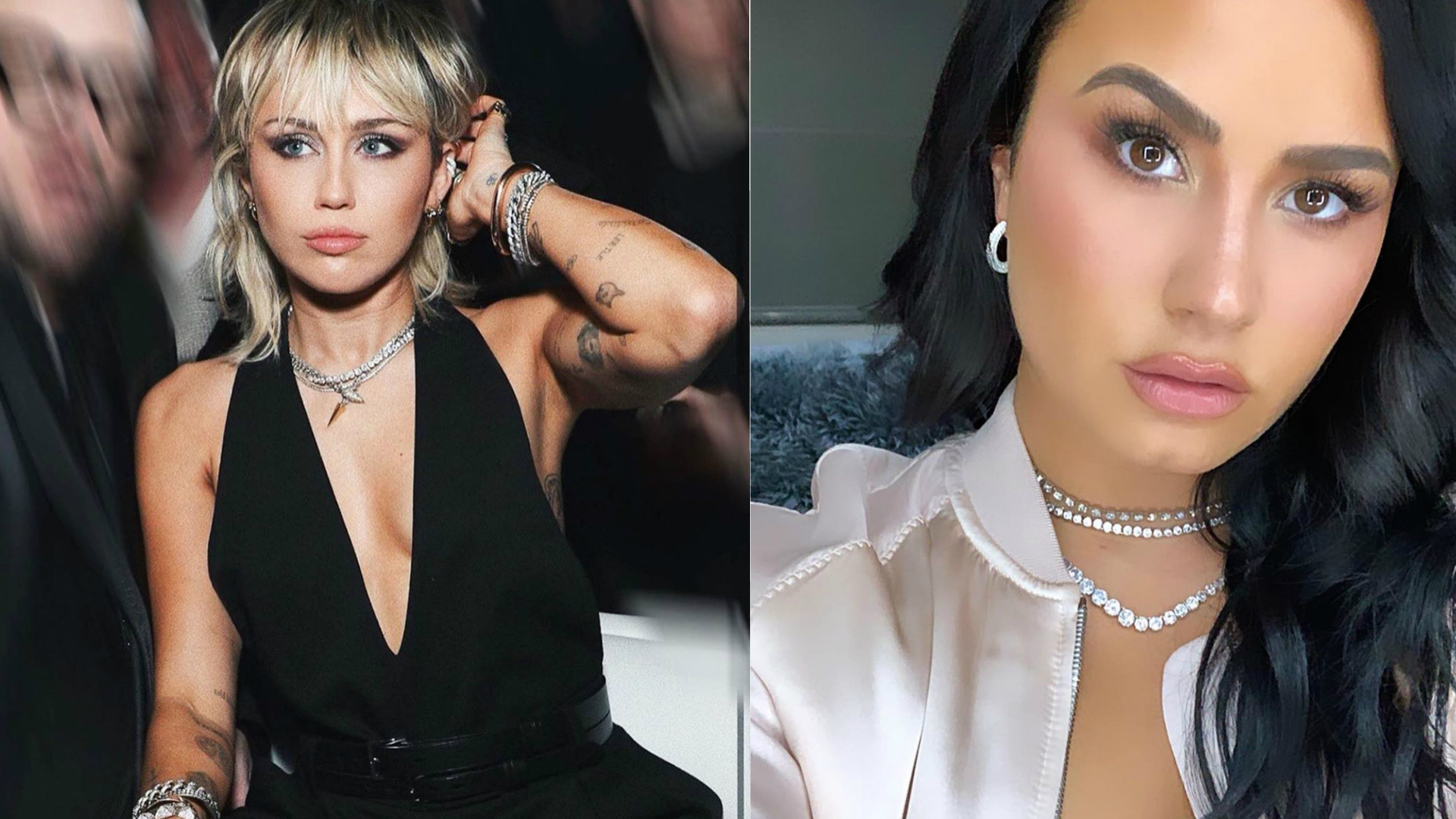 Demi Lovato y Miley Cyrus tuvieron un acercamiento personal en la juventud