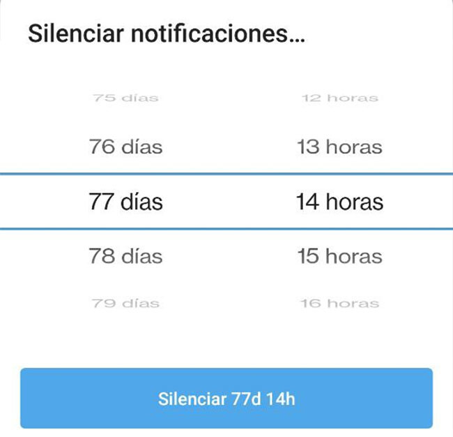 Silenciar en Telegram. (foto: Blog oficial de Telegram)