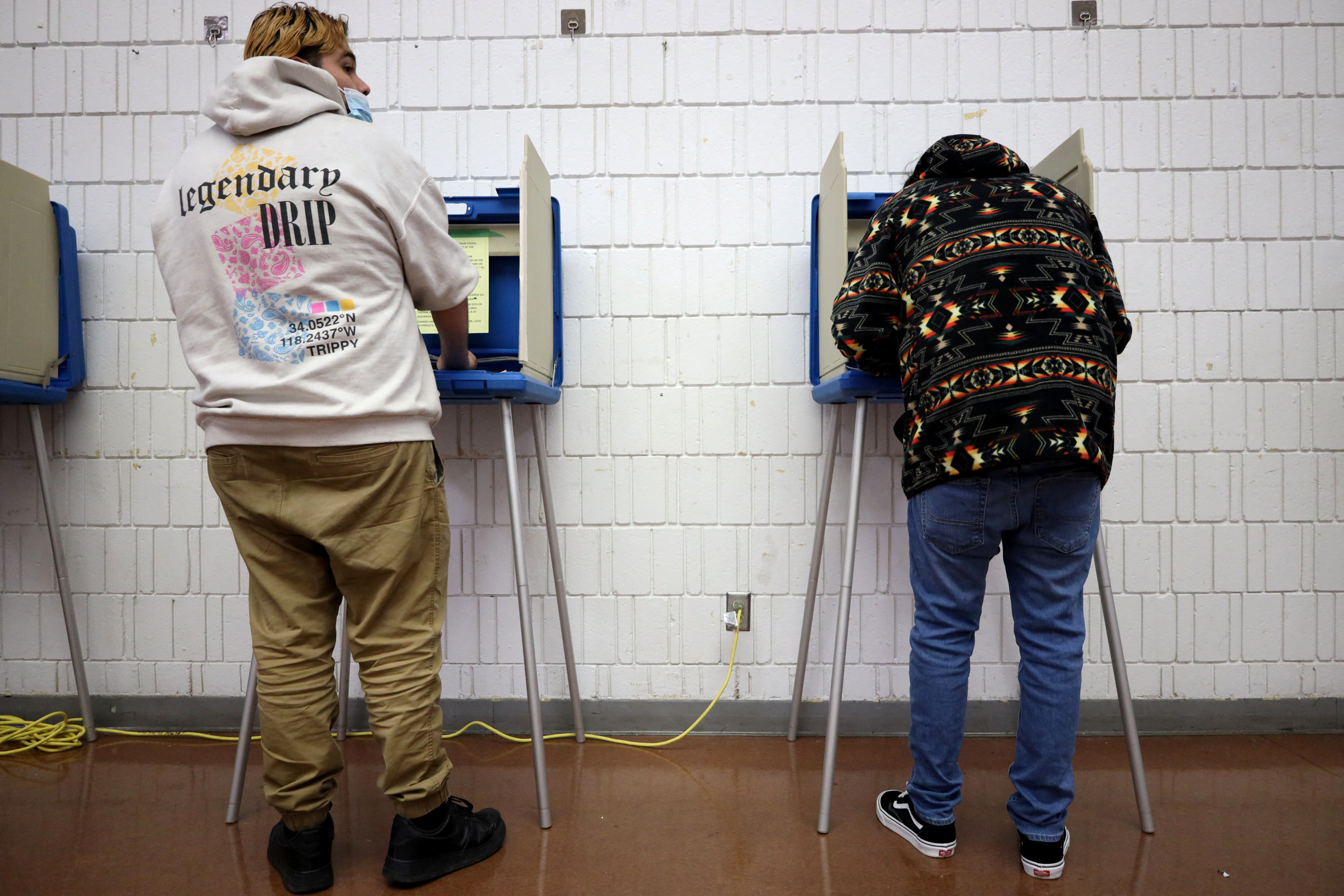 La votación en Milwaukee, Wisconsin (REUTERS/Daniel Steinle)