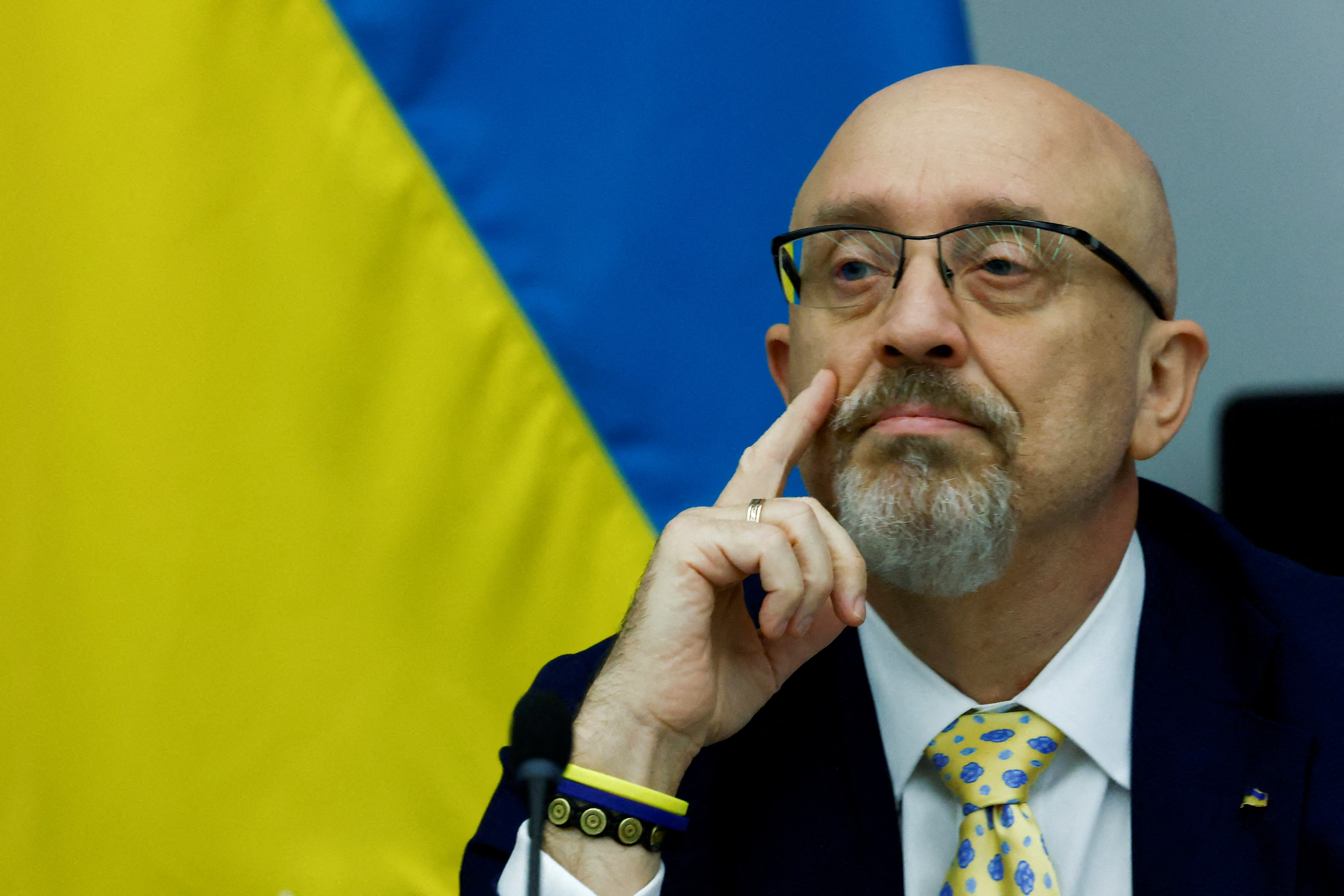 Oleksi Reznikov, ministro de Defensa de Ucrania (REUTERS/Yves Herman)