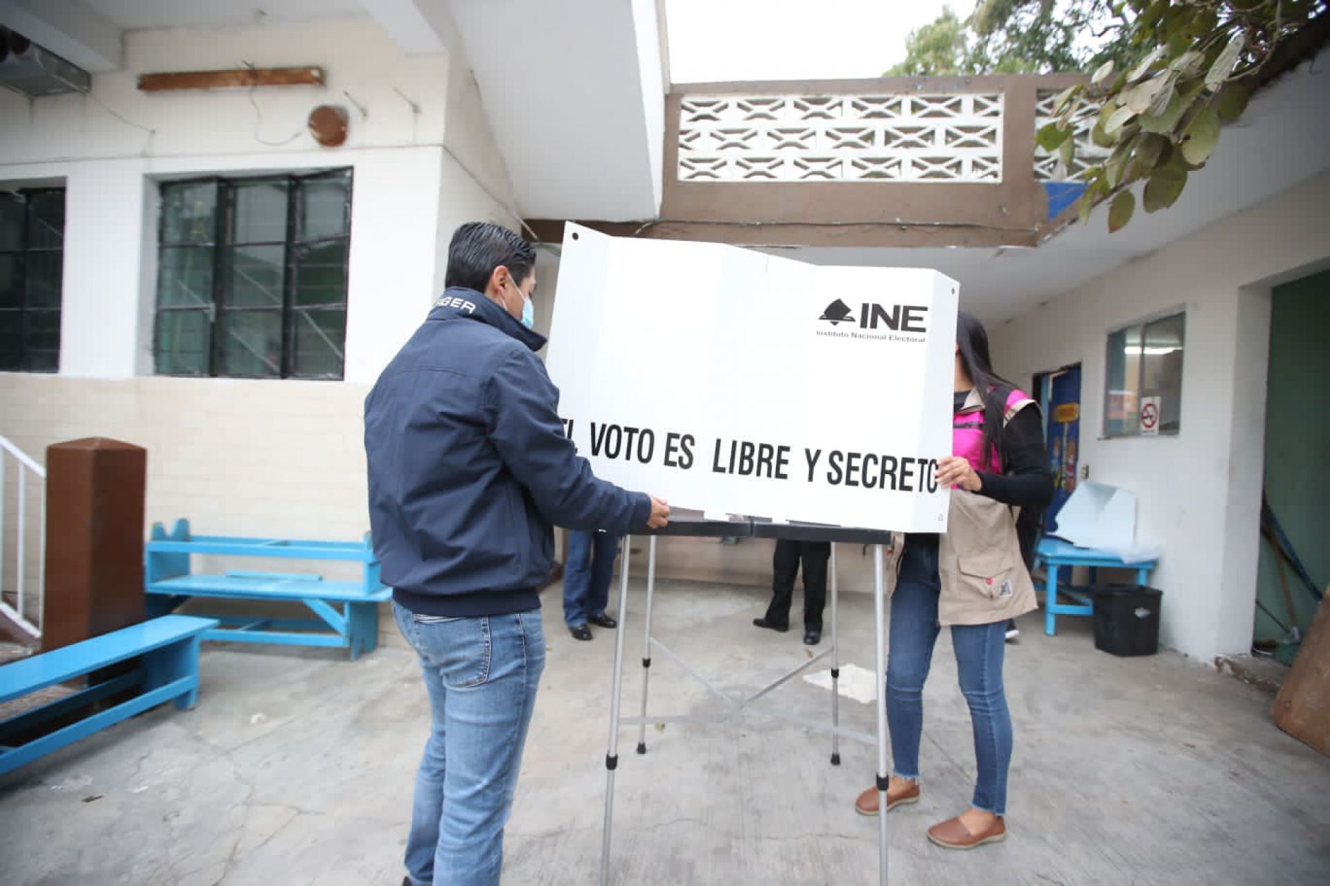 La elección en Tamaulipas fue un proceso extraordinario para elegir a la o el funcionario que ocupará el escaño en el Senado que quedó vacío tras la muerte de Faustino López, quien era el suplente de Américo Villareal, actual gobernador de la entidad. (INE/CUARTOSCURO)