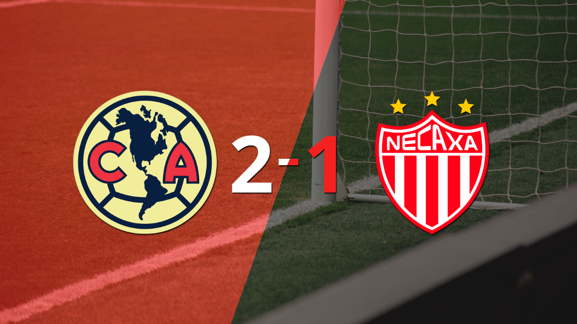 Club América derrotó 2-1 en casa a Necaxa