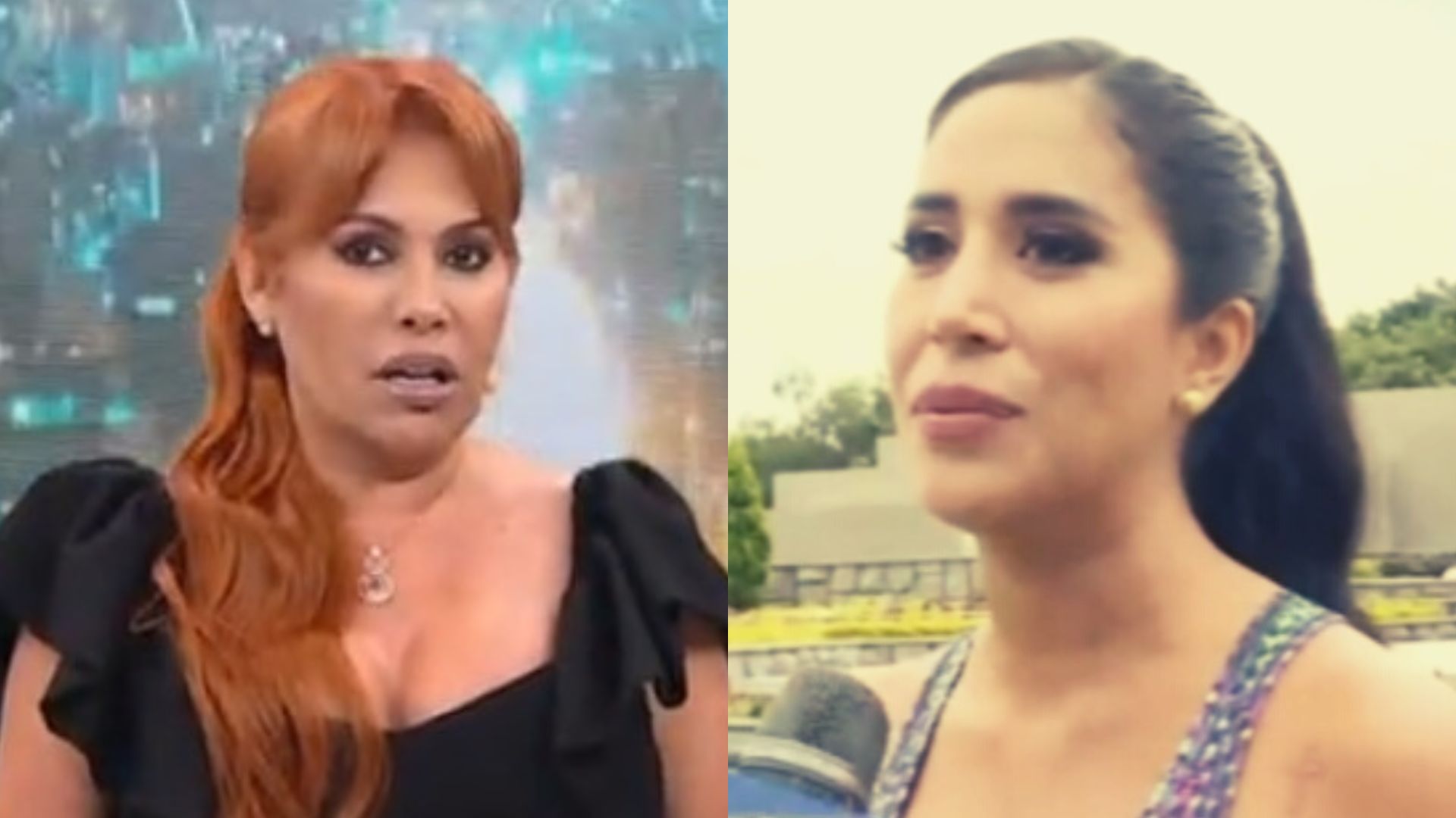 Magaly Medina criticized Melissa Paredes for inviting soccer players to Lunahuaná.