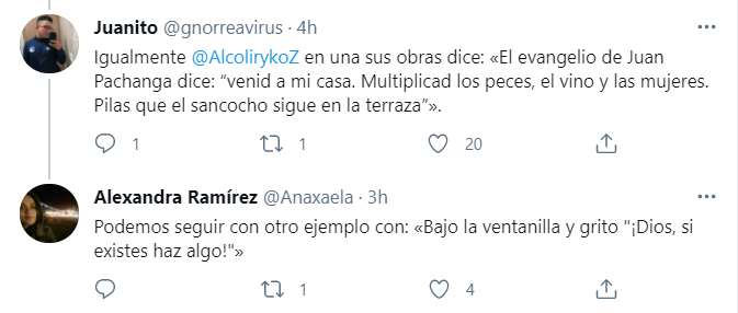 No creo en tu Dios, pero sí en mi madre cuando me dice “Dios lo bendiga”»:  RAE usa frase de Alcolirykoz para explicar uso de comillas - Infobae