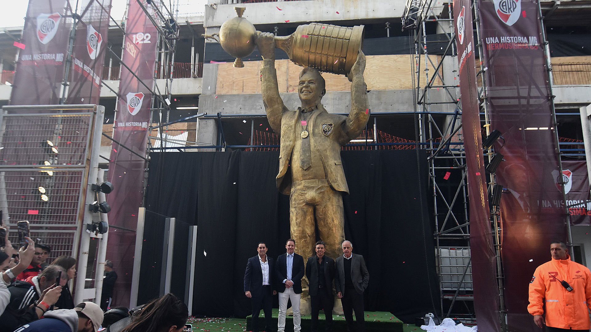 River Plate inauguró la estatua de Marcelo Gallardo: “Soy un privilegiado” 