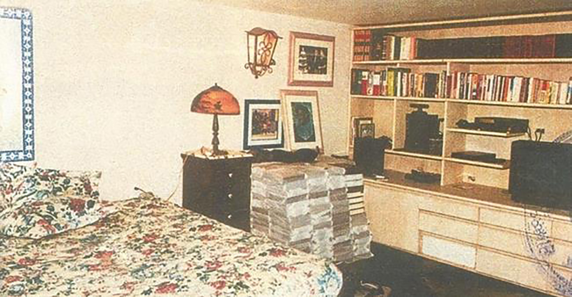 Habitación de Escobar en el centro penitenciario.