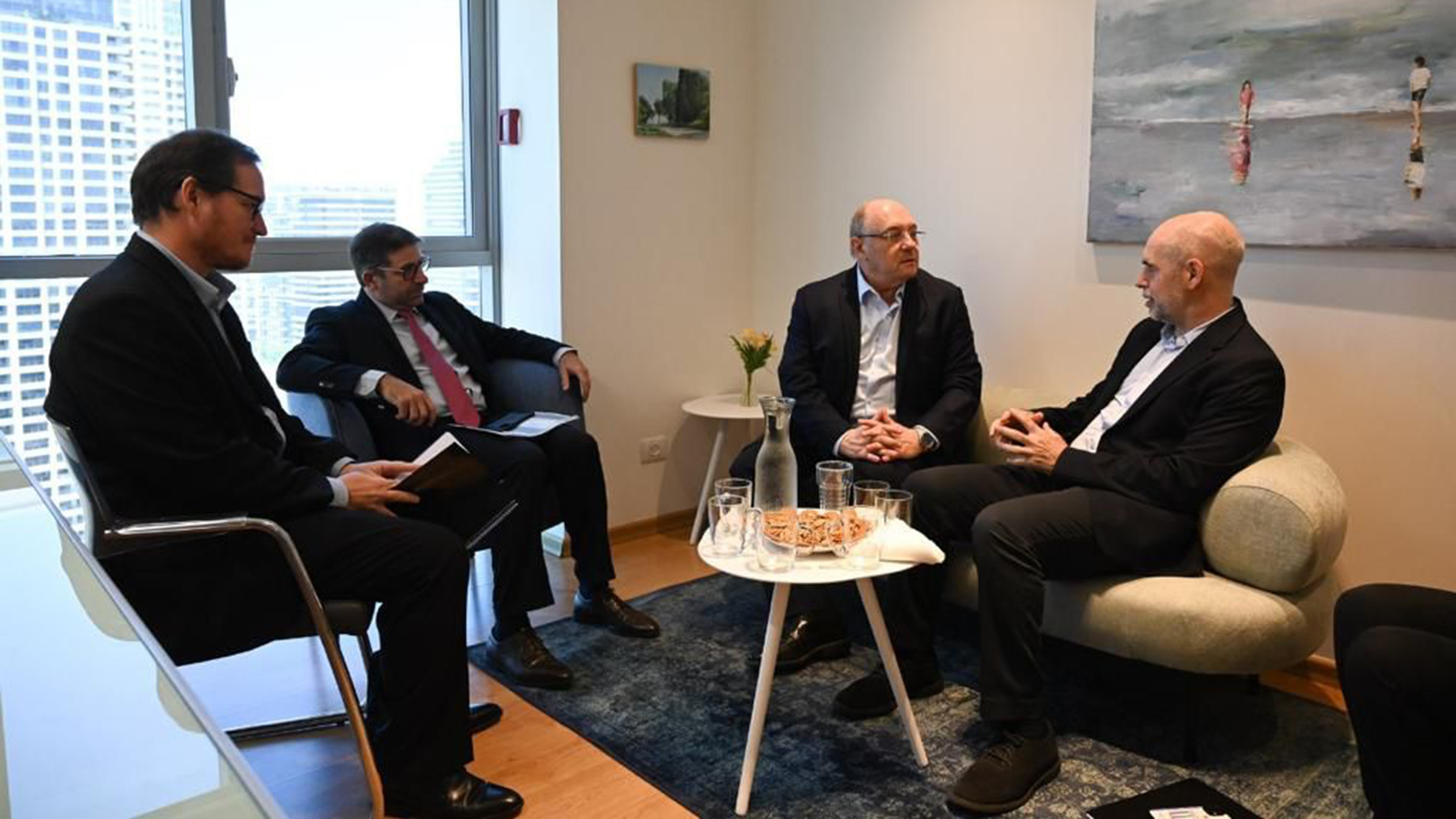 Horacio Rodríguez Larreta de gira por Israel 