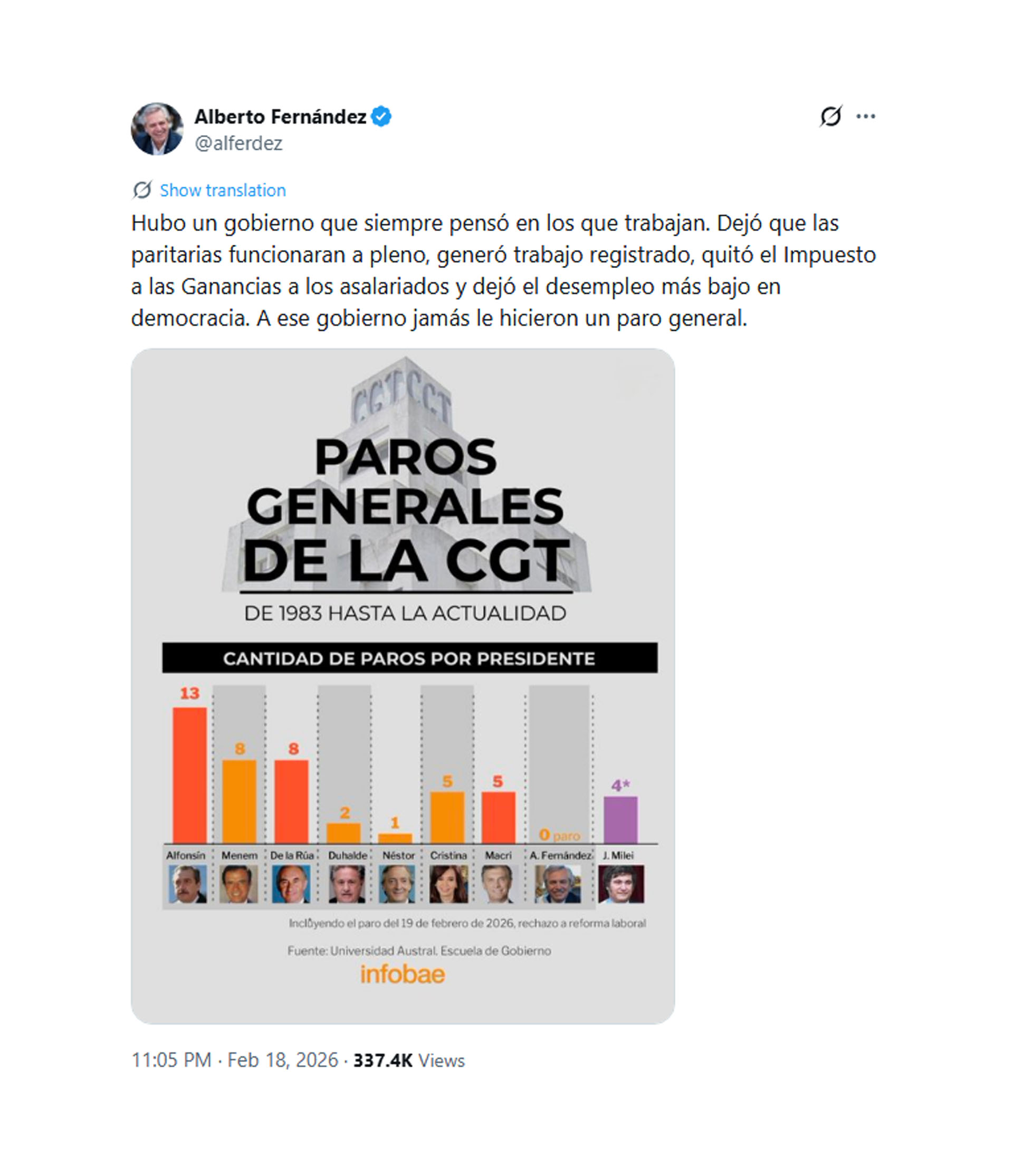 Con Milei en EEUU y en medio de un nuevo paro general, el Gobierno enfrenta una sesión clave por la reforma laboral