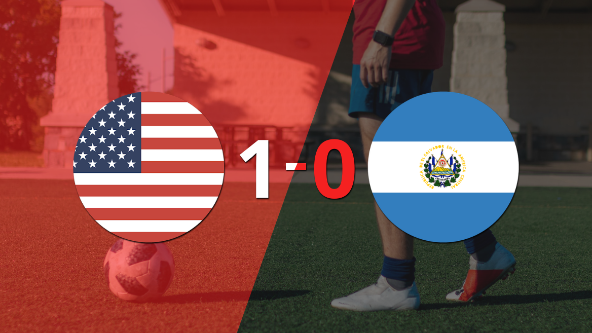 Con lo justo, Estados Unidos venció a El Salvador 1 a 0 en el estadio Lower.com Field