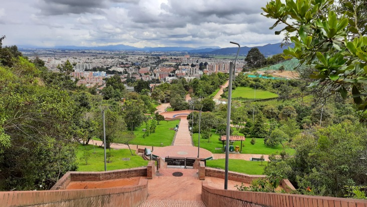 En la imagen, el parque Mirador de los Nevados en Bogotá. Foto: Secretaría de Ambiente