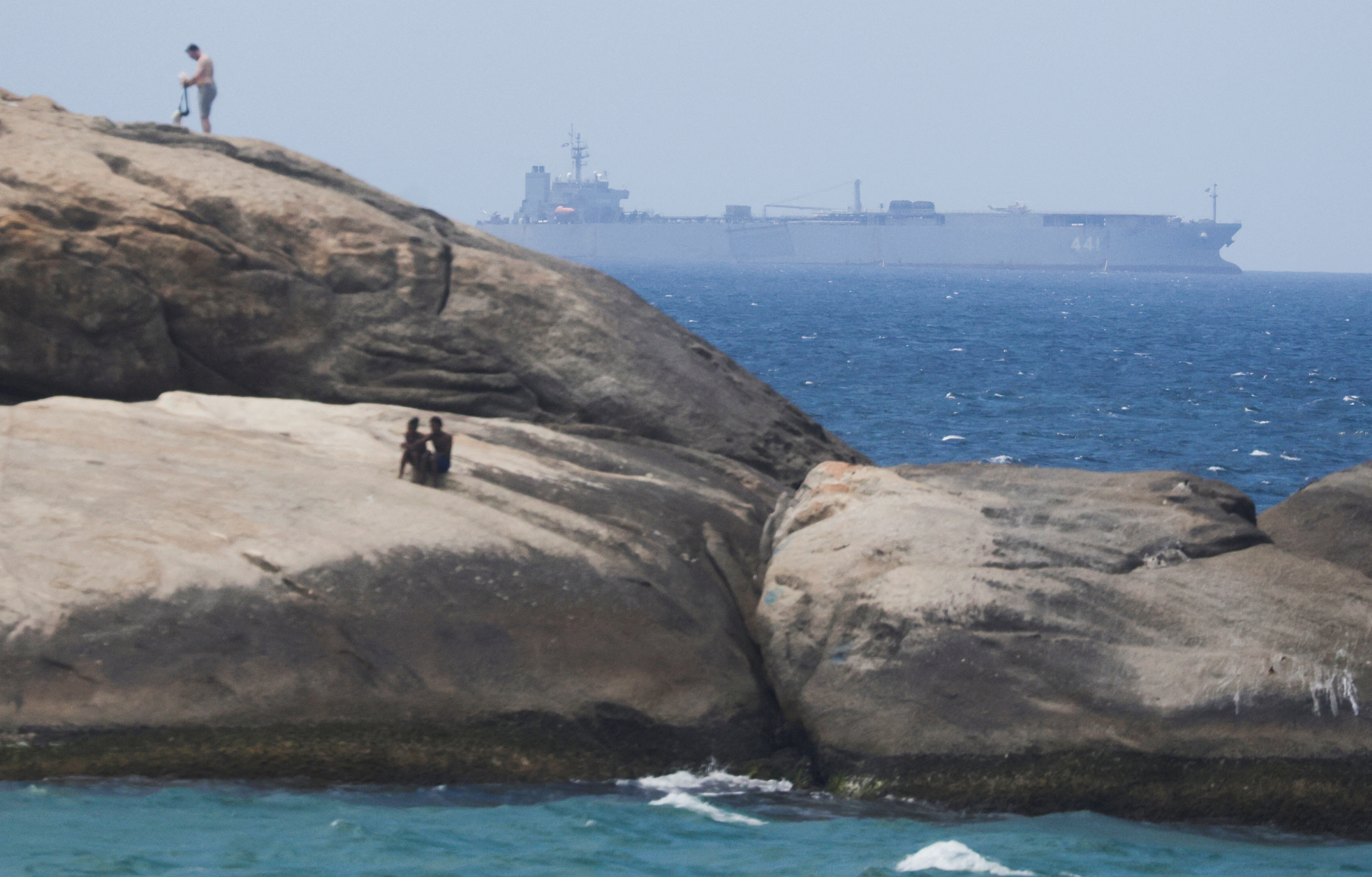 El Makran visto desde las playas de Río de Janeiro (REUTERS/Ricardo Moraes)