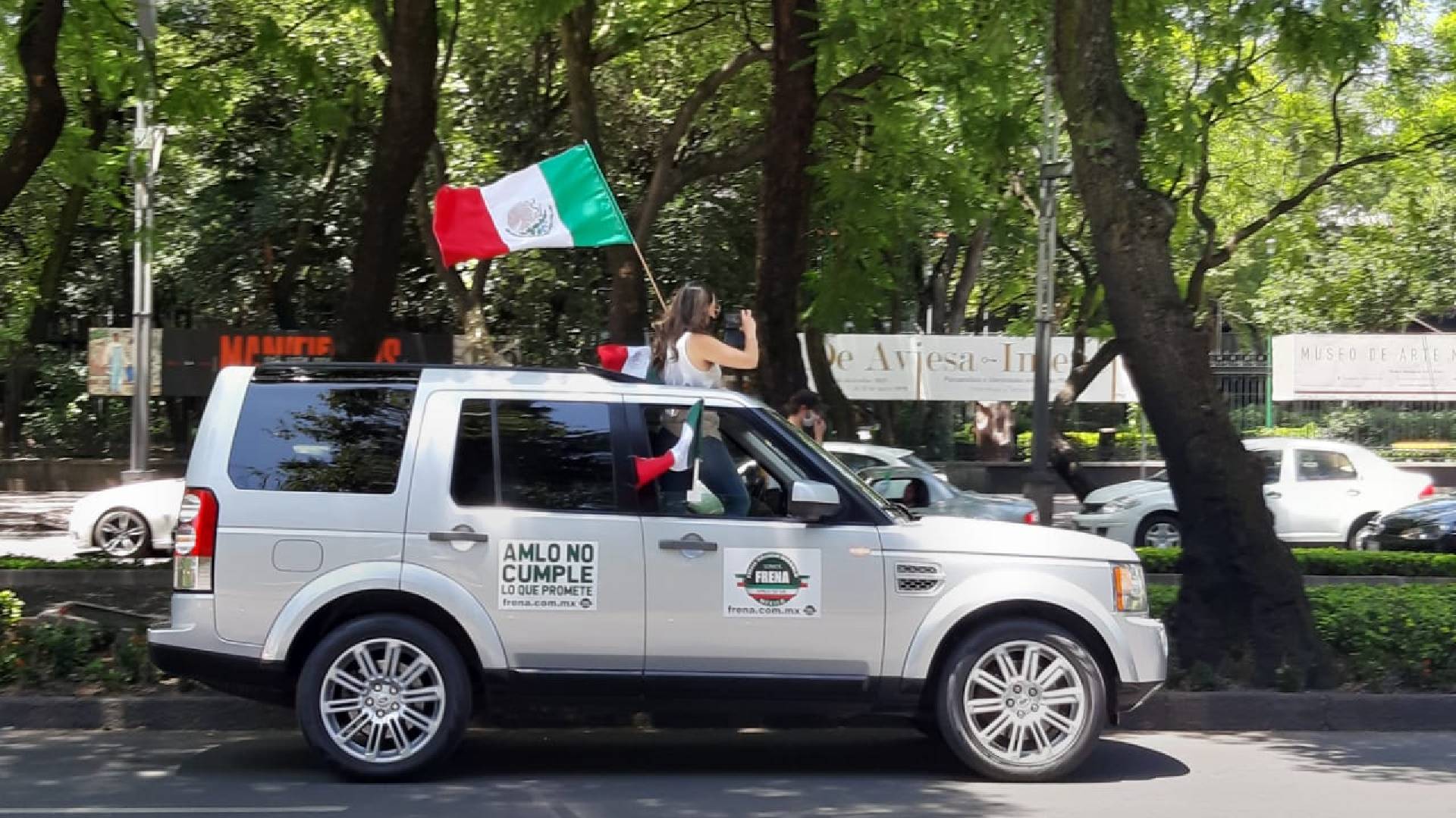 AmloVeteYa as fue la tercera caravana de protestas contra L pez