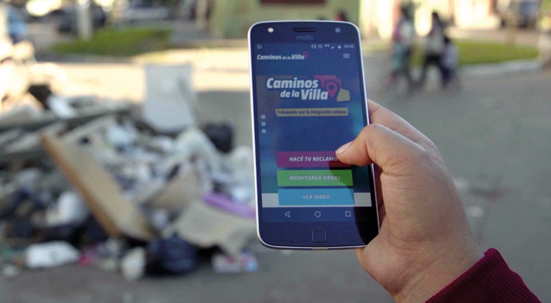 Caminos de la Villa es una plataforma colaborativa que permite reportar problemas y soluciones, además de monitorear el proceso de urbanización de las villas de la Ciudad de Buenos Aires (Imagen: gentileza Caminos de la Villa)