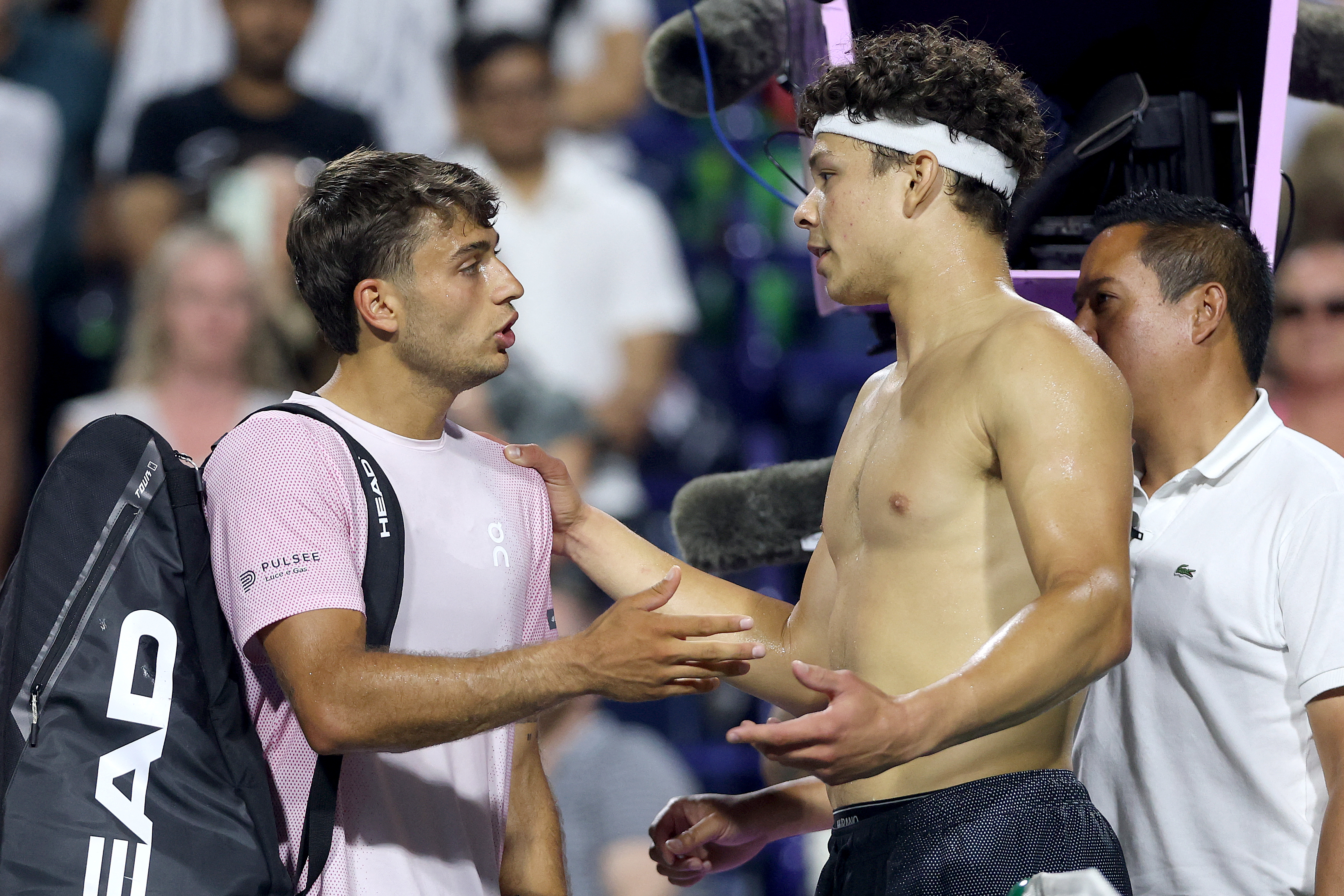El tenso e insólito cruce entre dos tenistas en el Masters 1000 de Toronto: empezó en el court y terminó en el vestuario