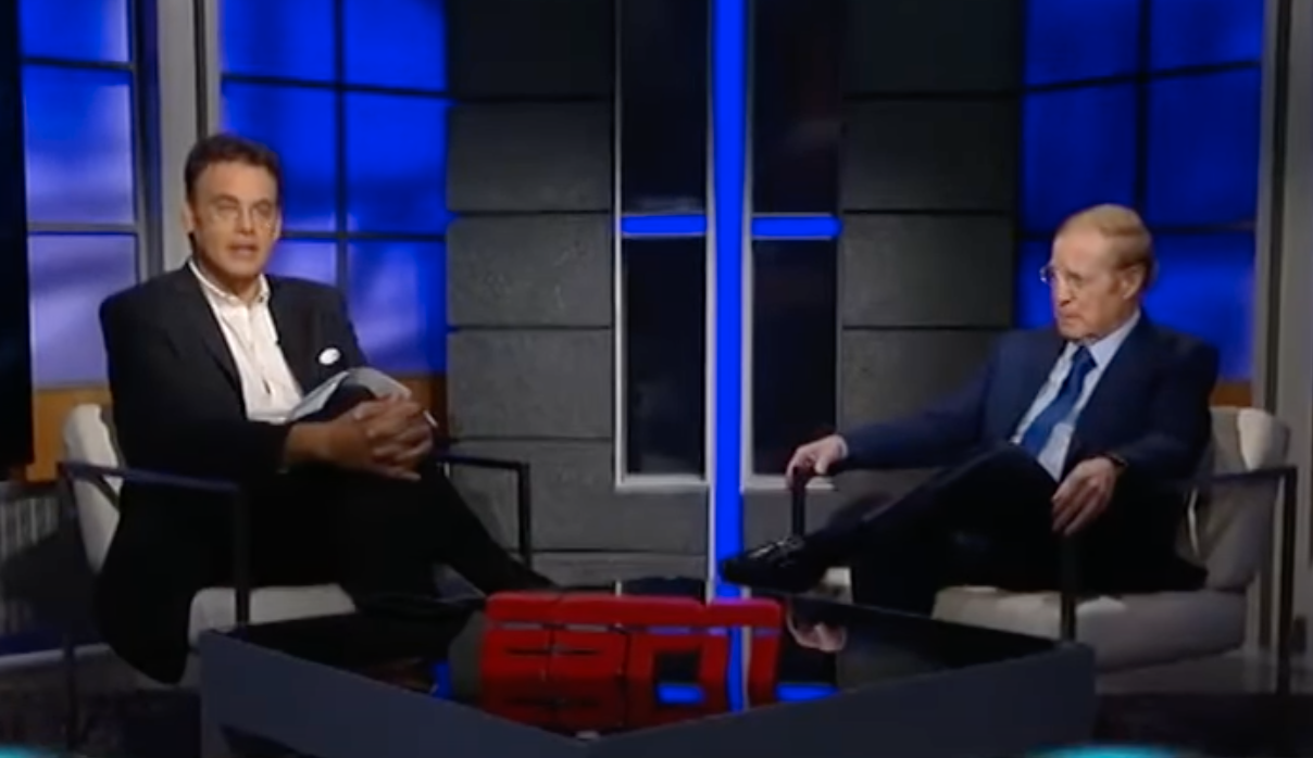 José Ramón Fernández en entrevista con David Faitelson (Foto: Youtube/ESPN Deportes)