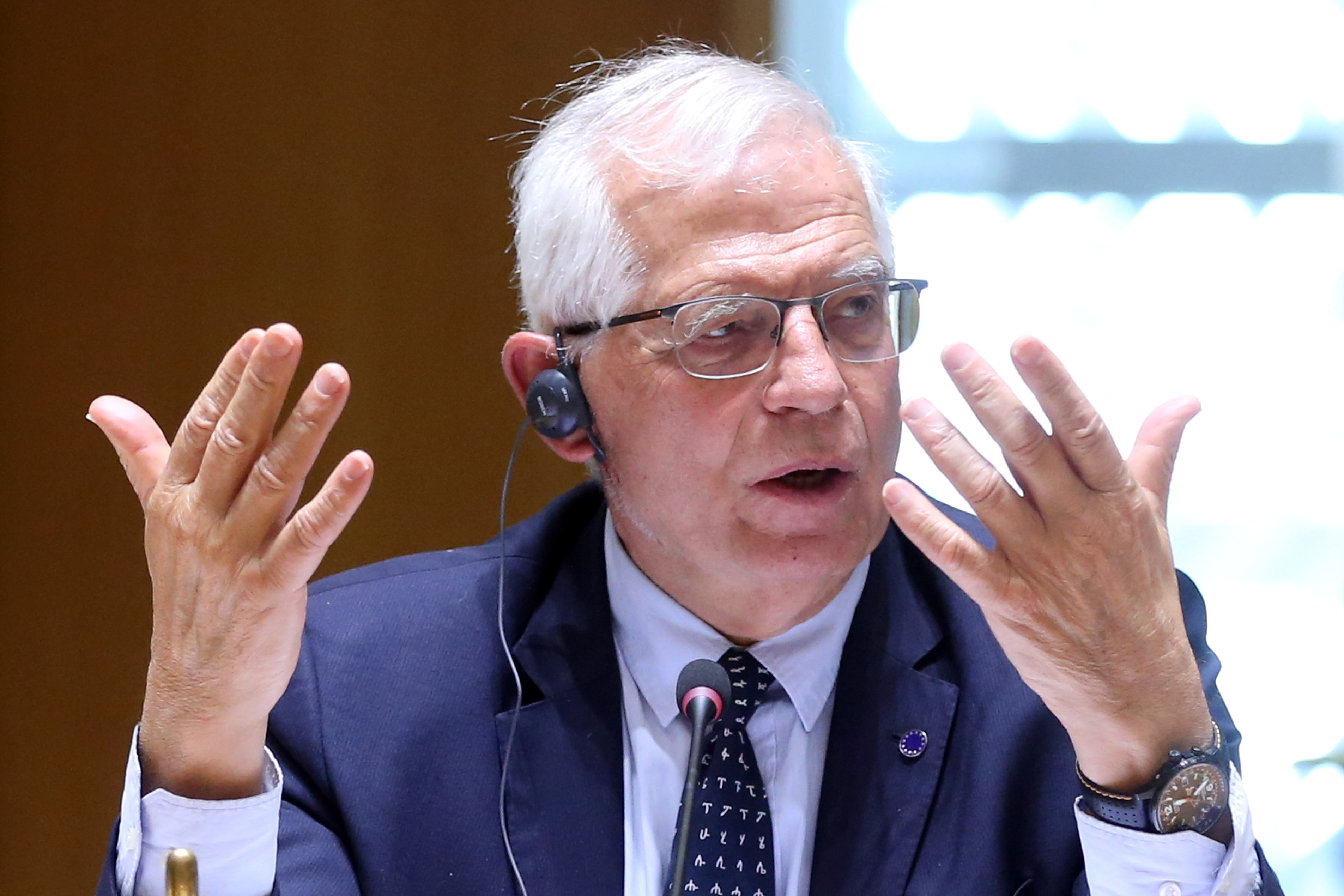 Josep Borrell, alto representante para la política exterior de la UE (Francois Walschaerts/Pool via REUTERS)