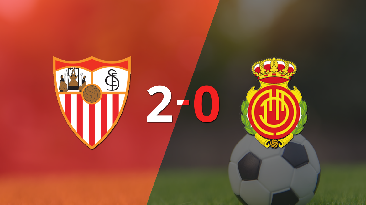 Sólido triunfo de Sevilla por 2-0 frente a Mallorca
