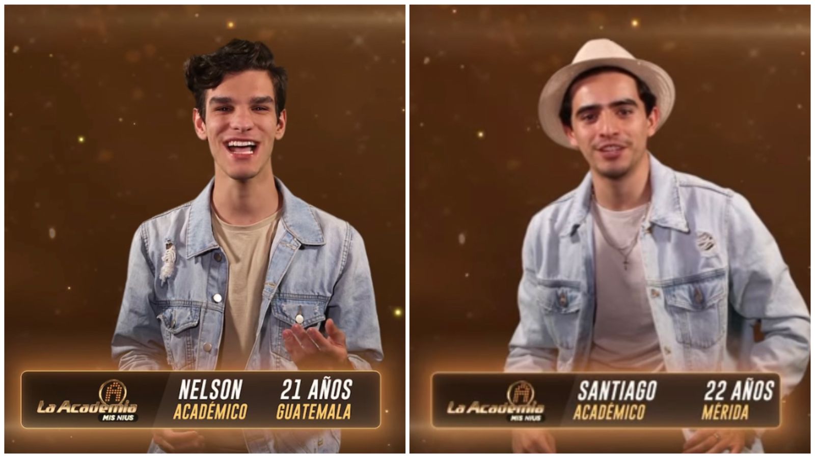 Nelson y Santiago son los favoritos del público (Fotos: Instagram/@laacademiatv)