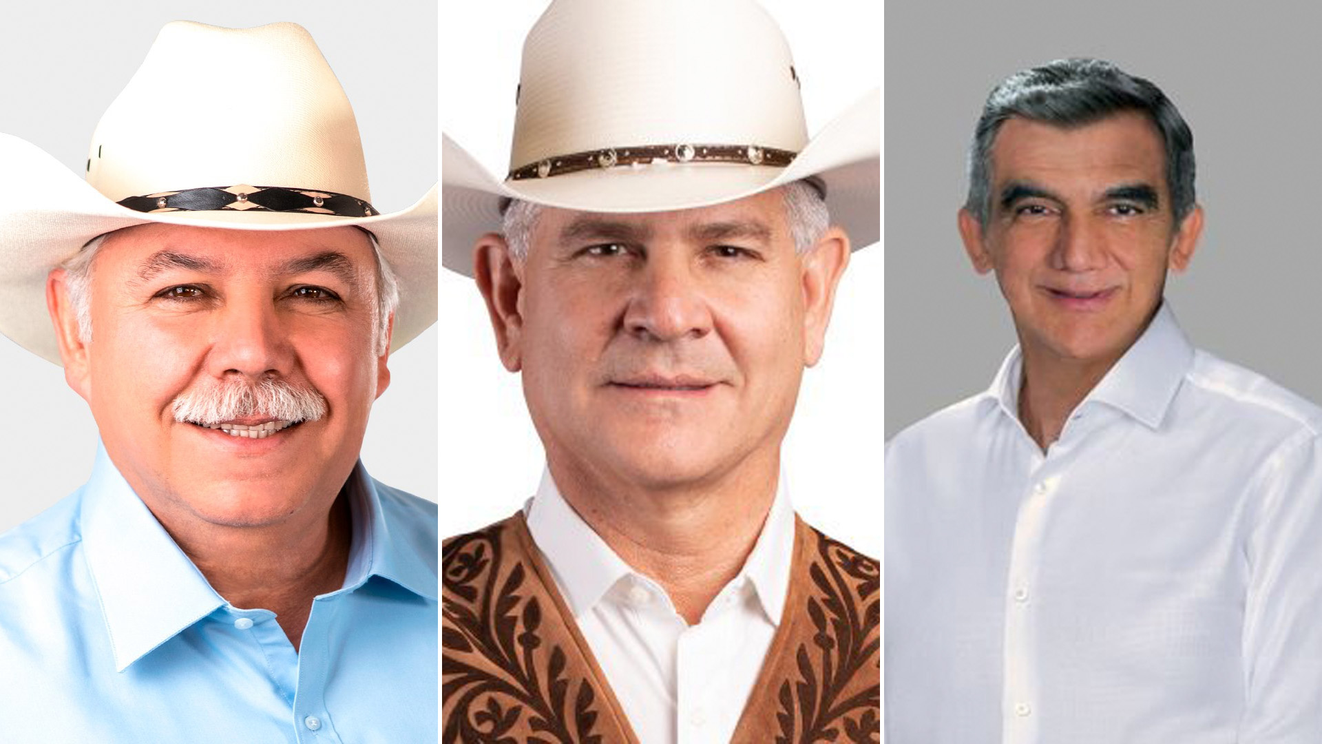 Solo hay tres candidatos a la gubernatura de Tamaulipas (Foto/Facebook/César "Truko" Verástegui/Twitter/@Arturo10Gtz/@Dr_AVillarreal)