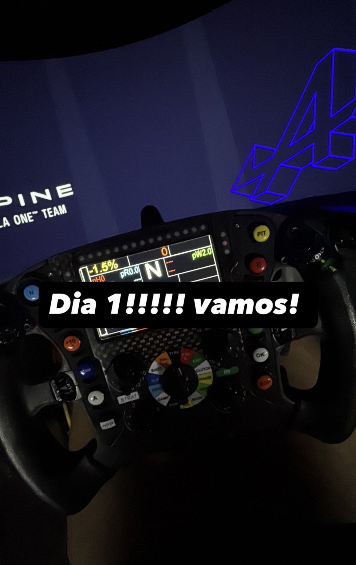 Franco Colapinto tuvo su primer día en el simulador de Alpine: cuándo será el debut del argentino en el nuevo coche de F1