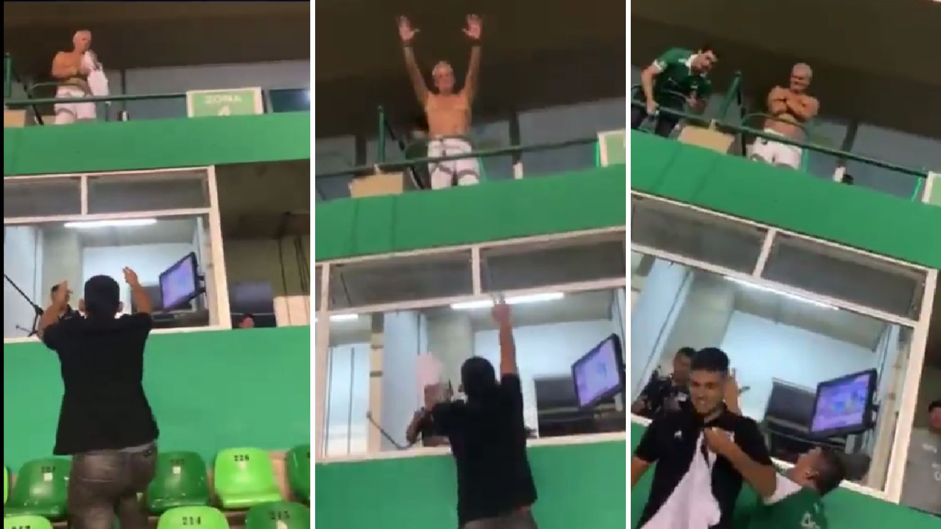Presidente del Deportivo Cali se quitó la ropa en el estadio tras el triunfo ante Envigado