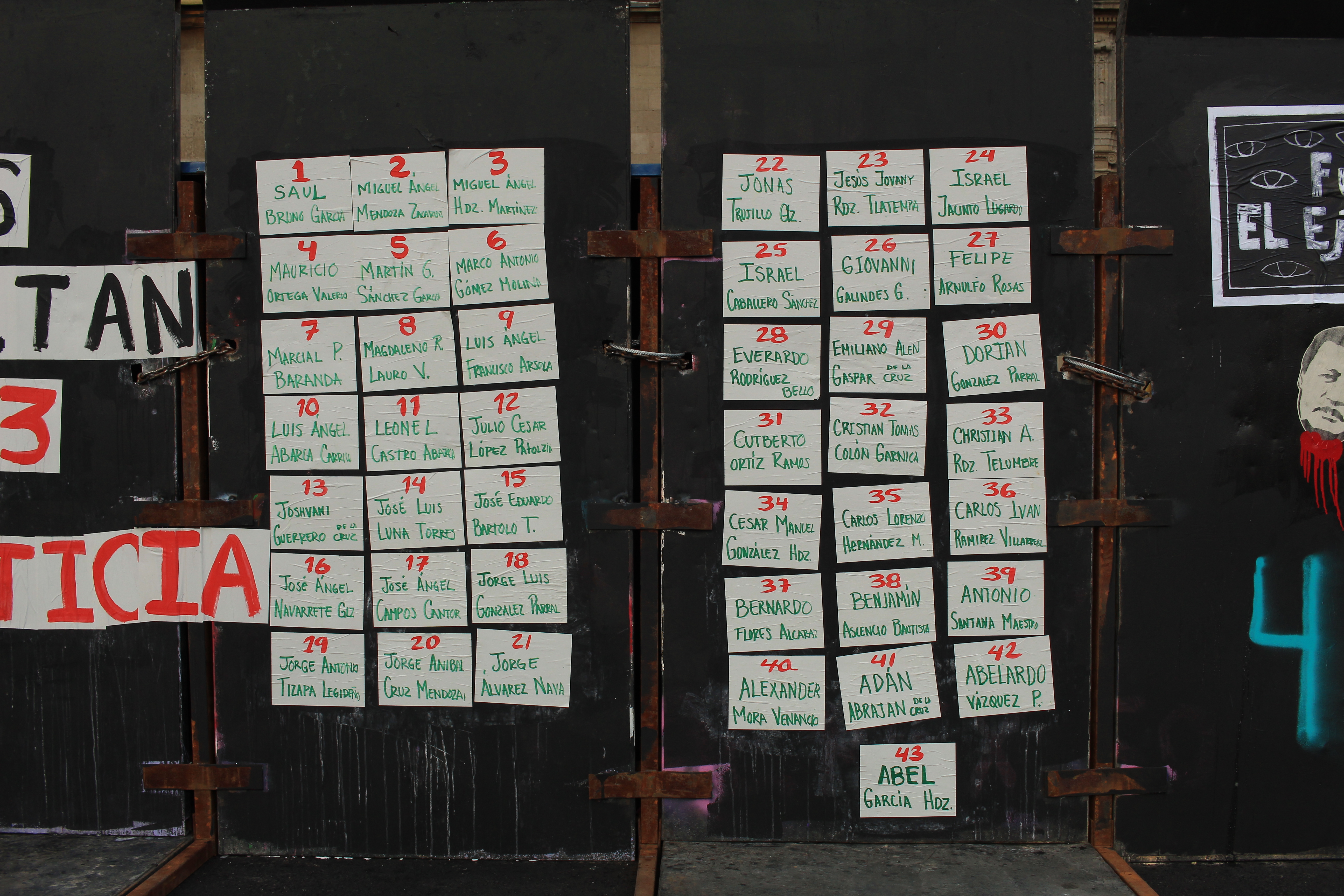El día de ayer, 26 de septiembre, se cumplieron 8 años de la desaparición de los 43 normalistas de Ayotzinapa. (Foto: Baruc Mayen/Infobae México)
