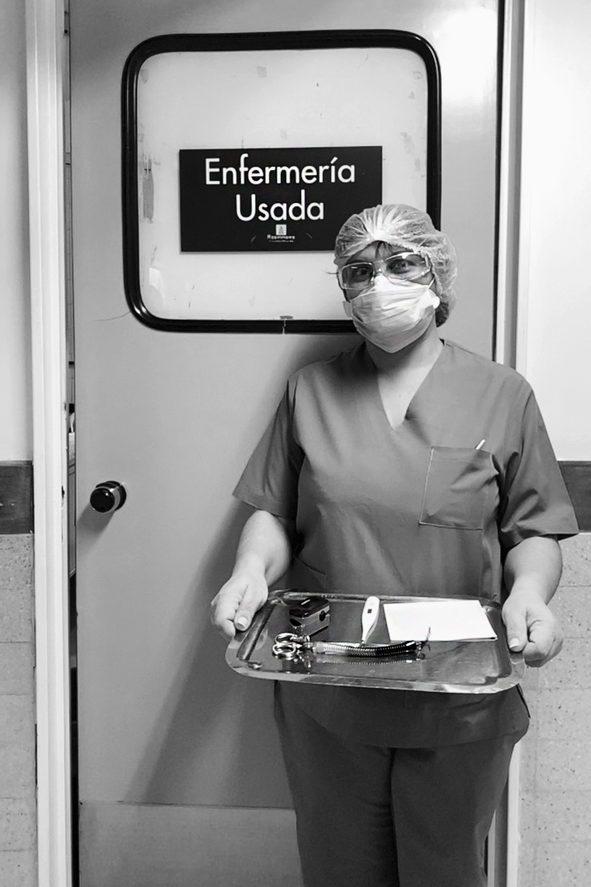 Karina Carducci, enfermera del Hospital Argerich atiende a pacientes de Covid-19