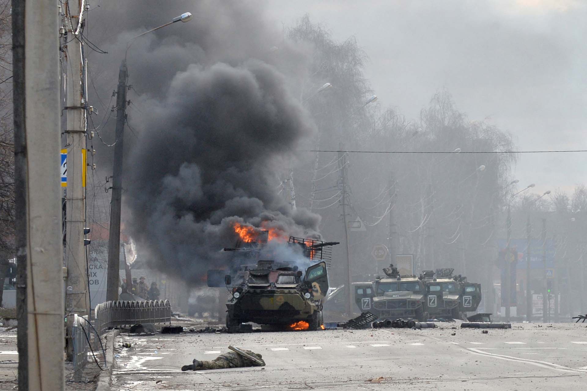 Ukraine has vowed to keep control of Bakmut despite attacks by Russian troops (Sergey BOBOK / AFP). 
