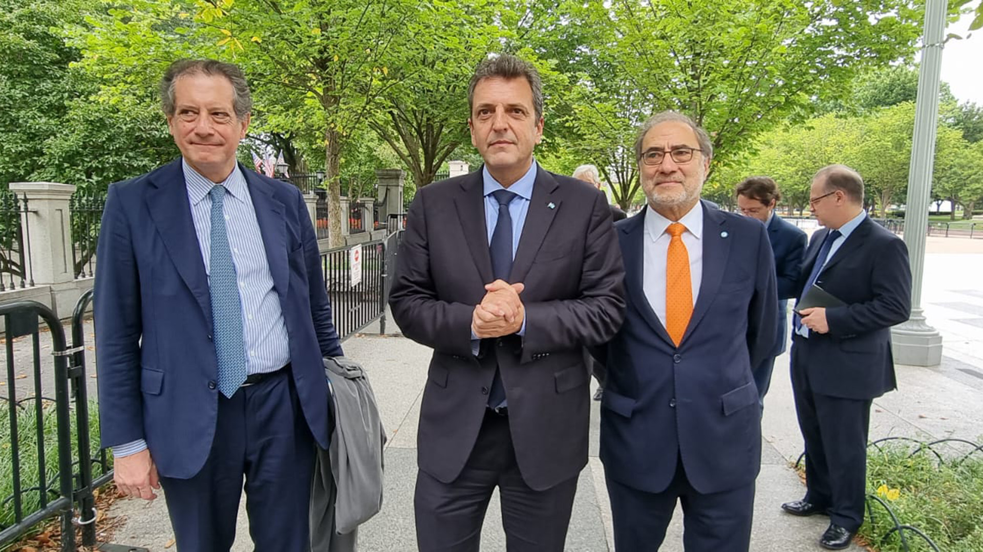 Pesce formó parte de la comitiva oficial de Massa en Washington durante la reunión con el FMI