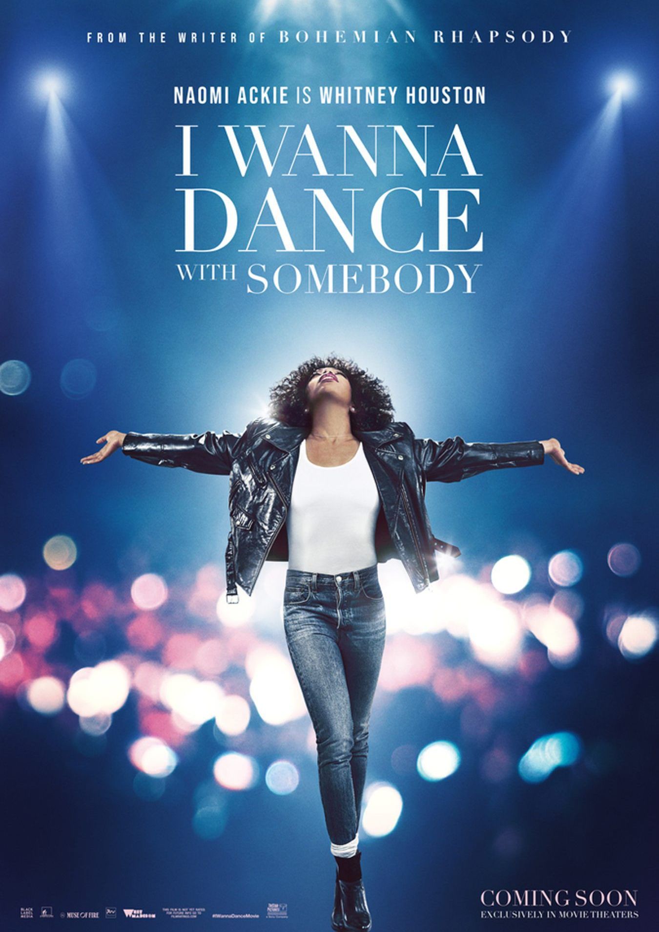 Póster oficial del lanzamiento de "I Wanna Dance With Somebody". (Sony Pictures)