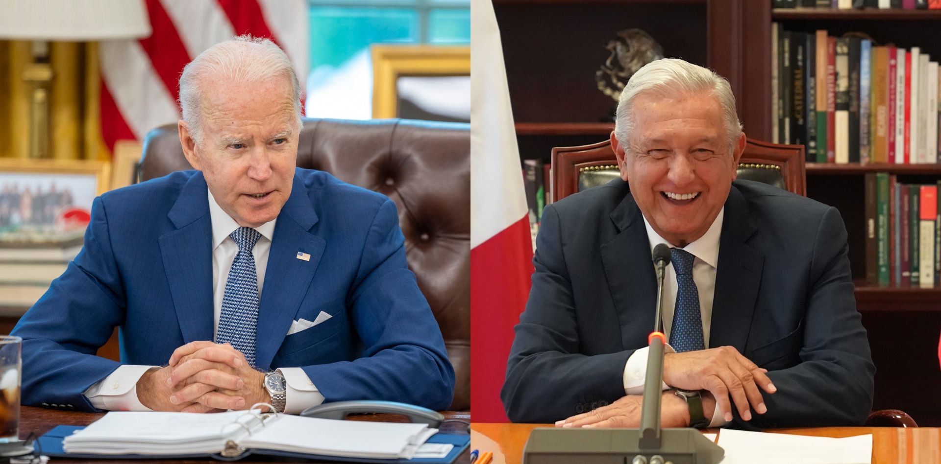 The Mexican president sent a letter to Joe Biden to confirm that there is a good relationship between the two nations (Photos: Twitter)