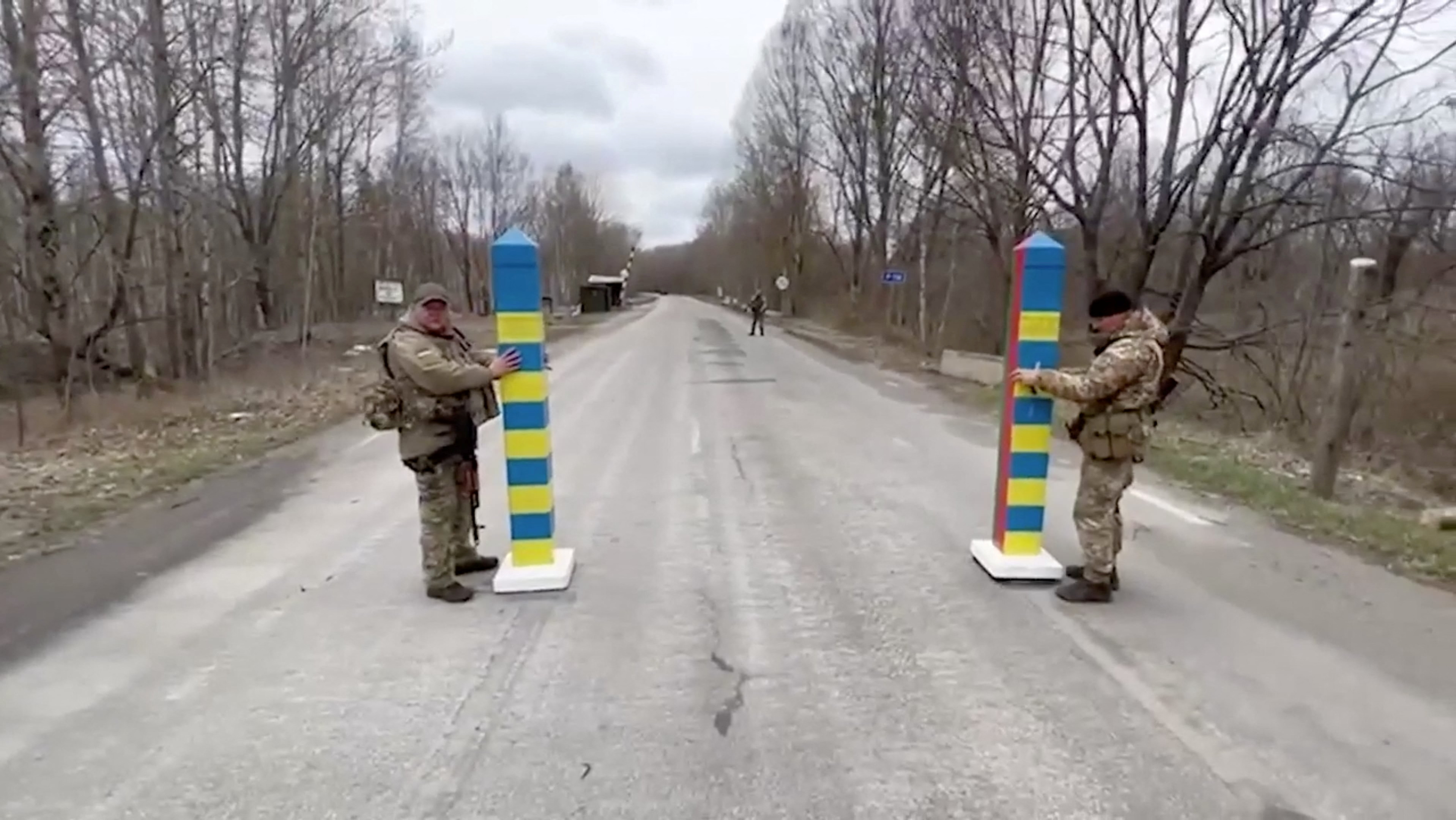 Servicio Estatal de Guardia Fronteriza de Ucrania/Folleto a través de REUTERS
