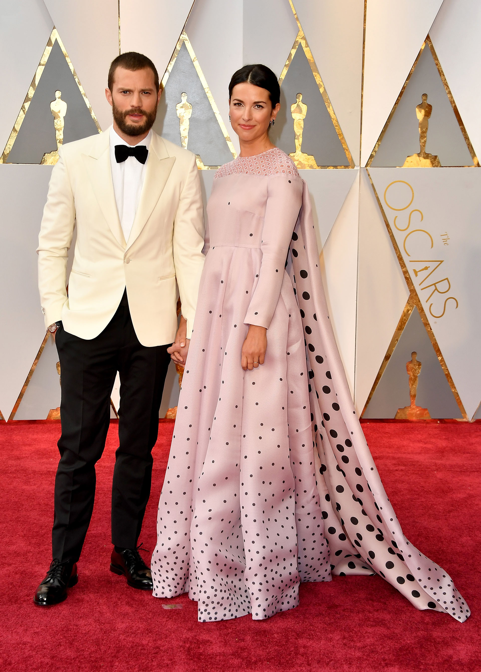 Jamie Dornan y Amelia Warner en los premios Oscar 2017 (Photo by Steve Granitz/WireImage)