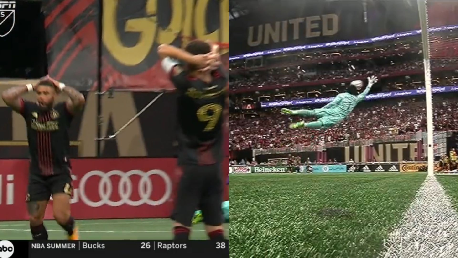 La increíble atajada de Pedro Gallese que causó el lamento de sus rivales en Orlando City vs Atlanta United